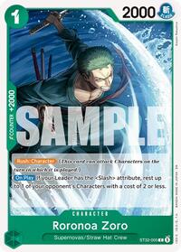 Roronoa Zoro | Starter Deck 32: GREEN Roronoa Zoro | C | Normal | #ST32-005