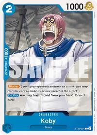 Koby | Starter Deck 33: BLUE Kuzan | C | Normal | #ST33-001