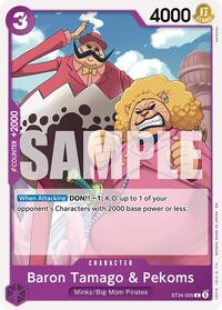 Baron Tamago & Pekoms | Starter Deck 34: PURPLE Charlotte Katakuri | C | Normal | #ST34-005