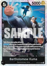 Bartholomew Kuma | Starter Deck 35: RED/BLACK Sabo | SR | Foil | #ST35-005
