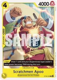 Scratchmen Apoo | Starter Deck 36: YELLOW Eustass"Captain"Kid | C | Normal | #ST36-003