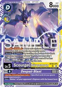 ScourgeChiropmon // Despair Blast | Timeless Bonds | Super Rare | Unspecified | #BT26-075 R