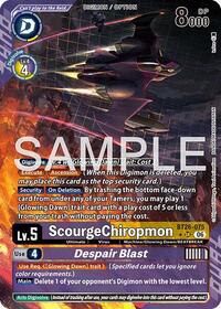 ScourgeChiropmon // Despair Blast (Alternate Art) | Timeless Bonds | Super Rare | Unspecified | #BT26-075 R