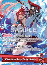 Elizabeth Rose Bloodflame (OSR) | SD13: Start Deck: Oshi Justice | Oshi Super Rare | Foil | #hSD13-001