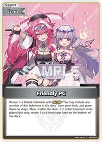 Friendly PC (C) (Alternate Art) | SD13: Start Deck: Oshi Justice | Common | Normal | #hBP05-074