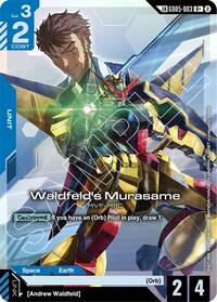 Waldfeld's Murasame (R+) (Link Rare) | Freedom Ascension | R+ | Holofoil | #GD05-003