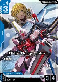 Strike Rouge (R+) (Ootori) (Link Rare) | Freedom Ascension | R+ | Holofoil | #GD05-005