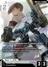 Gundam Heavyarms Custom (EW) (C+) (Link Rare) | Freedom Ascension | C+ | Holofoil | #GD05-079