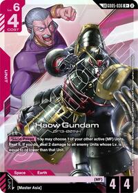 Haow Gundam (R+) (Link Rare) | Freedom Ascension | R+ | Holofoil | #GD05-036
