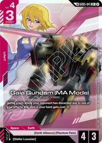 Gaia Gundam (MA Mode) (U+) (Link Rare) | Freedom Ascension | U+ | Holofoil | #GD05-041