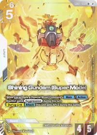 Shining Gundam (Super Mode) (R+) | Freedom Ascension | R+ | Holofoil | #GD05-068