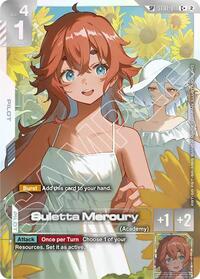 Suletta Mercury (C+) (SP) | Freedom Ascension | C+ | Holofoil | #ST01-011
