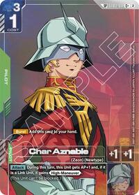 Char Aznable (C+) (SP) | Freedom Ascension | C+ | Holofoil | #ST03-011