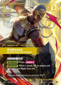 Ambessa, Respected and Feared (Overnumbered) | Vendetta | Showcase | Foil | #187/166