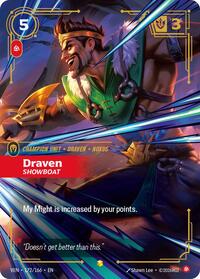 Draven, Showboat (Overnumbered) | Vendetta | Showcase | Foil | #172/166