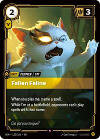 Fallen Feline | Vendetta | Rare | Foil | #132/166