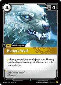 Hungry Wolf | Vendetta | Uncommon | Normal | #125/166