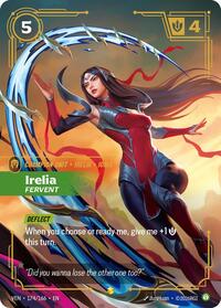 Irelia, Fervent (Overnumbered) | Vendetta | Showcase | Foil | #174/166
