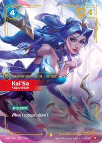 Kai'Sa, Survivor | Vendetta | Showcase | Foil | #SP1/006
