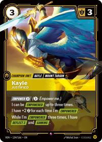 Kayle, Justified | Vendetta | Rare | Foil | #134/166