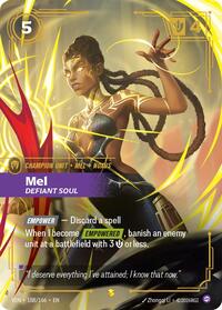 Mel, Defiant Soul (Overnumbered) | Vendetta | Showcase | Foil | #188/166