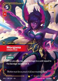 Morgana, Vindictive (Overnumbered) | Vendetta | Showcase | Foil | #186/166