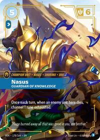 Nasus, Guardian of Knowledge (Overnumbered) | Vendetta | Showcase | Foil | #178/166