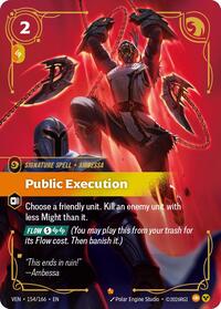 Public Execution | Vendetta | Epic | Foil | #154/166