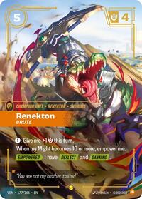 Renekton, Brute (Overnumbered) | Vendetta | Showcase | Foil | #177/166