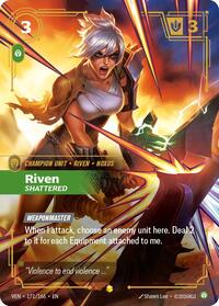 Riven, Shattered (Overnumbered) | Vendetta | Showcase | Foil | #171/166