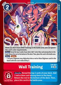 Wall Training | Limited Card Pack -Final Crest- | Promo | Foil | #LM-057 P