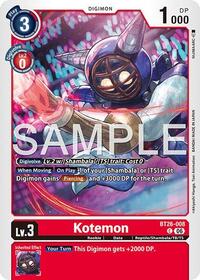 Kotemon | Timeless Bonds | Common | Unspecified | #BT26-008 C