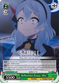 Reflection Essay, Ako | Blue Archive The Animation | Common | Normal | #BAV/W129-E036