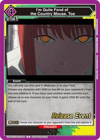 I'm Quite Fond of the Country Mouse, Too | UE22BT: CHAINSAW MAN Release Event | Uncommon | Normal | #UE22BT/CSM-1-040