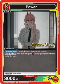 Power (059) | UE22BT: CHAINSAW MAN Release Event | Uncommon | Normal | #UE22BT/CSM-1-059