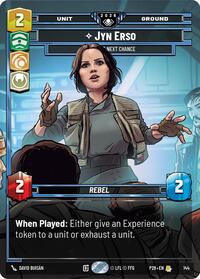 Jyn Erso - Take the Next Chance (Prize Wall) | Galactic Championship 2026 | Rare | Normal | #144