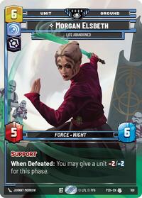 Morgan Elsbeth - Life Abandoned | Galactic Championship 2026 | Uncommon | Foil | #168
