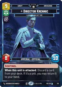 Director Krennic - I Lose Nothing But Time | Galactic Championship 2026 | Legendary | Foil | #170