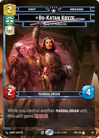 Bo-Katan Kryze - For All of Mandalore | Galactic Championship 2026 | Rare | Foil | #181