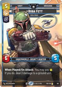 Boba Fett - For a Price | Galactic Championship 2026 | Rare | Foil | #184