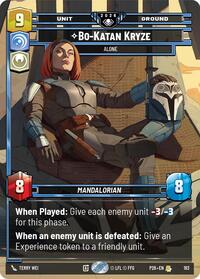 Bo-Katan Kryze - Alone | Galactic Championship 2026 | Rare | Unspecified | #193