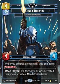 Koska Reeves - Warrior of Mandalore | Galactic Championship 2026 | Rare | Unspecified | #194