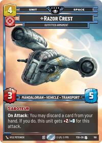 Razor Crest - Outfitted Armament | Galactic Championship 2026 | Uncommon | Unspecified | #198