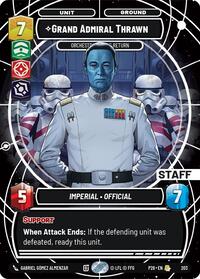 Grand Admiral Thrawn - Orchestrating His Return (Staff) | Galactic Championship 2026 | Rare | Foil | #203