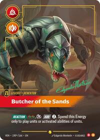 Renekton, Butcher of the Sands (Signature) | Vendetta | Showcase | Foil | #190*/166