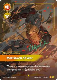 Ambessa, Matriarch of War (Signature) | Vendetta | Showcase | Foil | #196*/166