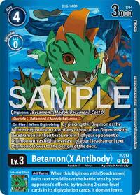 Betamon (X Antibody) | Limited Card Pack -Final Crest- | Promo | Foil | #P - 214 P