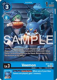 Veemon | Limited Card Pack -Final Crest- | Uncommon | Foil | #BT11-023 U