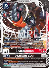 Bearcatmon // Penetrate Blow | Timeless Bonds | Super Rare | Unspecified | #BT26-057 SR