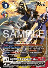 Alphamon: Ouryuken ACE | Limited Card Pack -Final Crest- | Super Rare | Foil | #BT20-060 SR